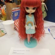 Mascot Puddle guarding the custom entry slips